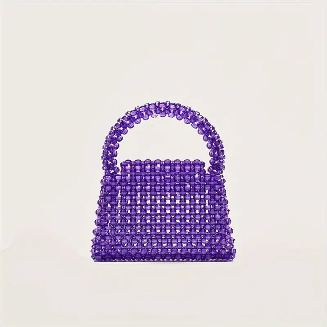 Charmé Acrylic Beaded Handbag