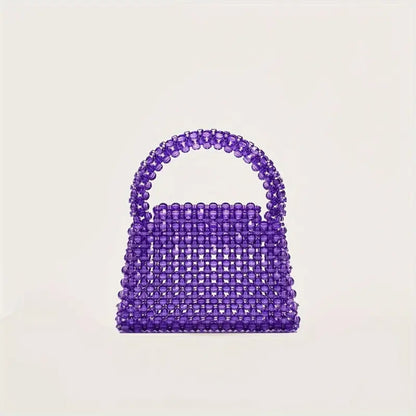 Charmé Acrylic Beaded Handbag