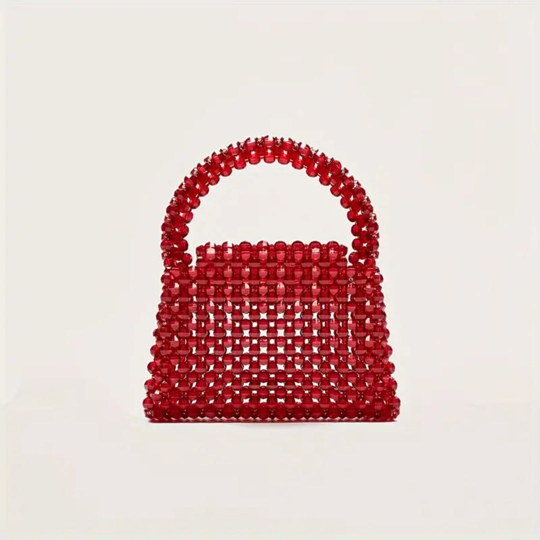 Charmé Acrylic Beaded Handbag