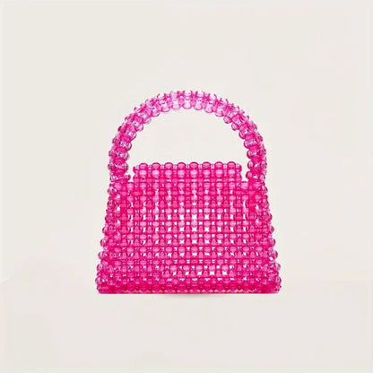 Charmé Acrylic Beaded Handbag