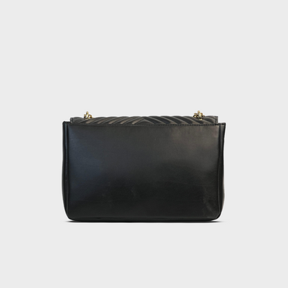 Chasmic Quilted Bag - Black