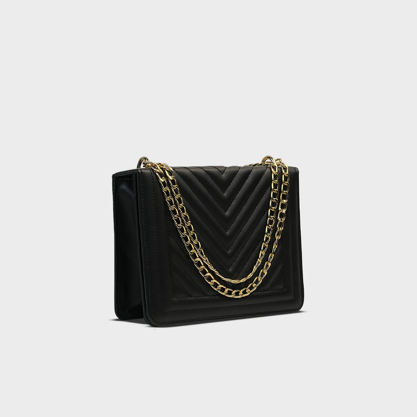 Mini Zenith Quilted Bag - Black