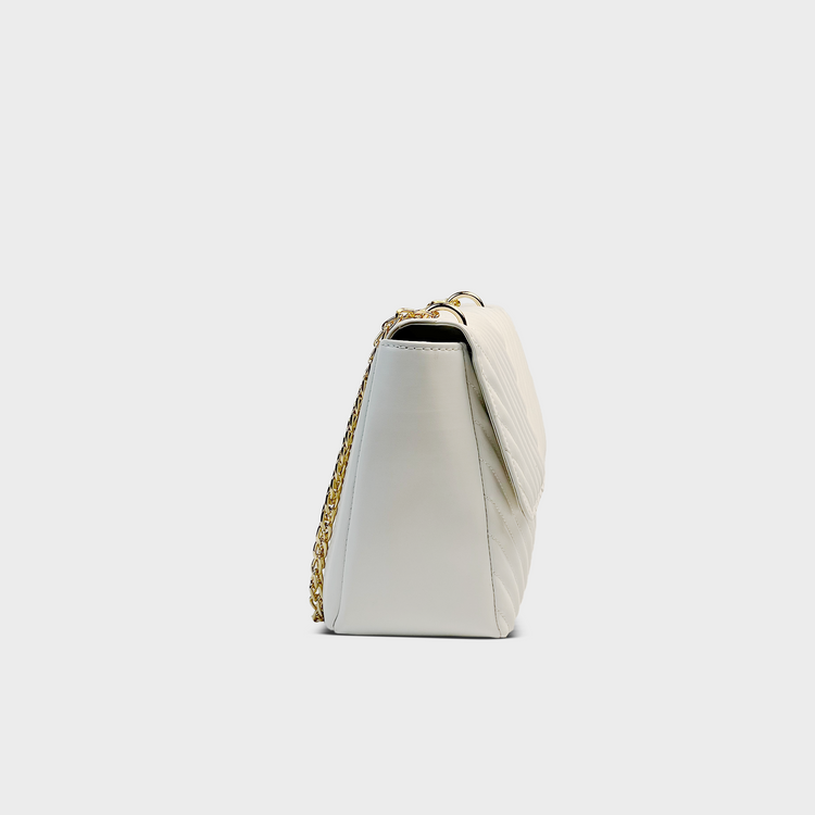 Chasmic Quilted Bag - Pearl