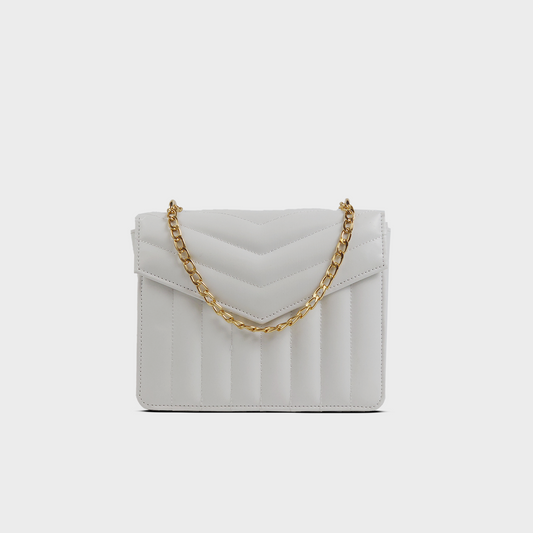 Silva Mini Chain Bag - White