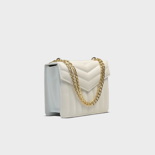 Silva Mini Chain Bag - White