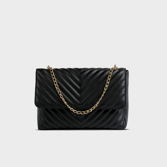 Chasmic Quilted Bag - Black