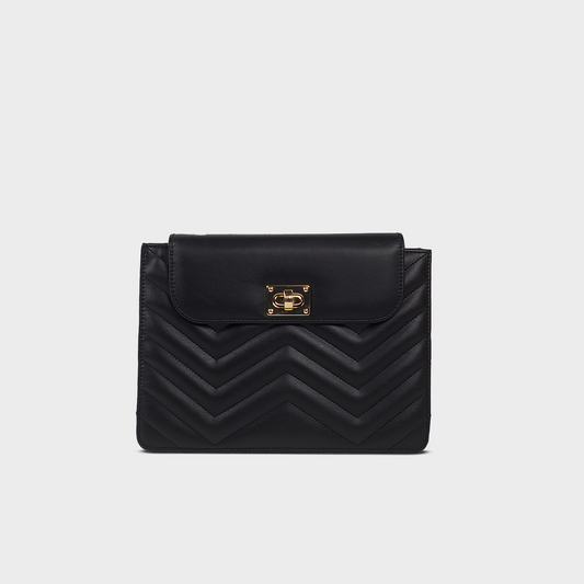 Zenith Quilted Bag - Noir