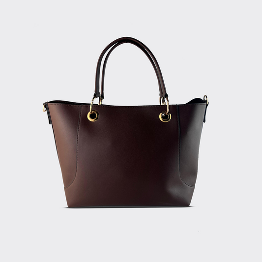 Juvintle Shoulder Tote - Dark Brown