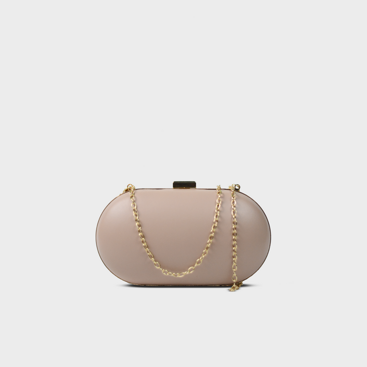 Pink Oval Clutch