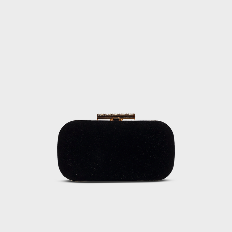 Velvet Black Clutch