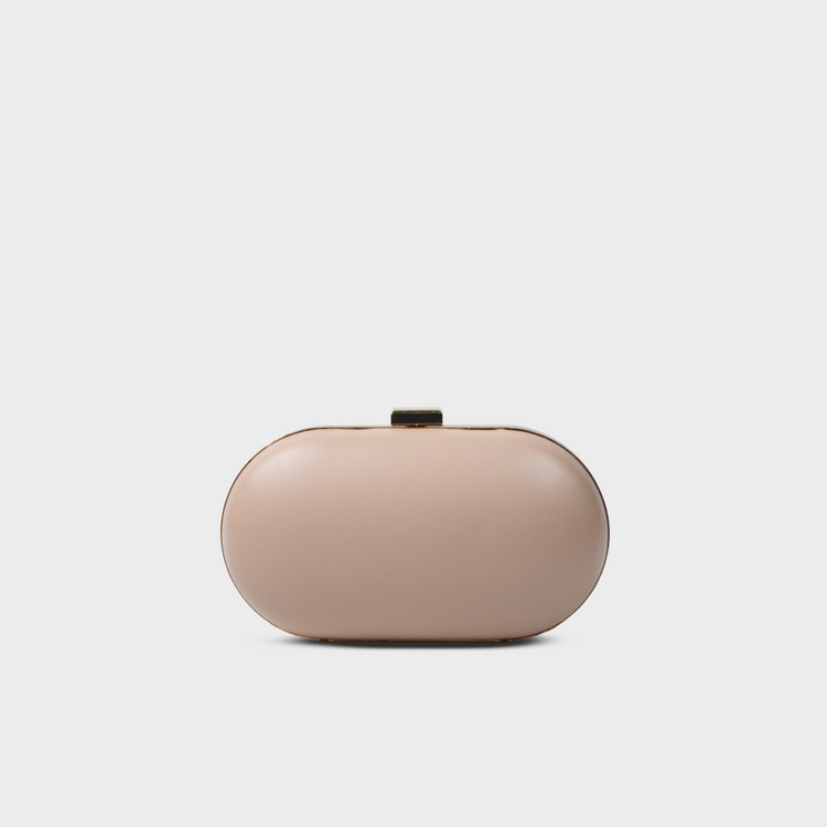 Pink Oval Clutch