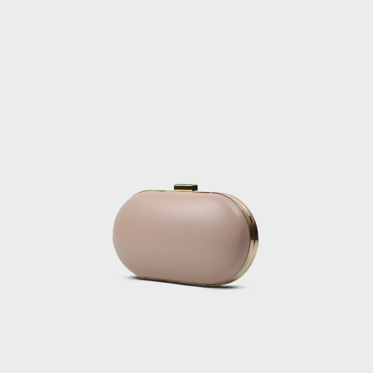 Pink Oval Clutch