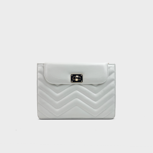 Zenith Quilted Bag - White
